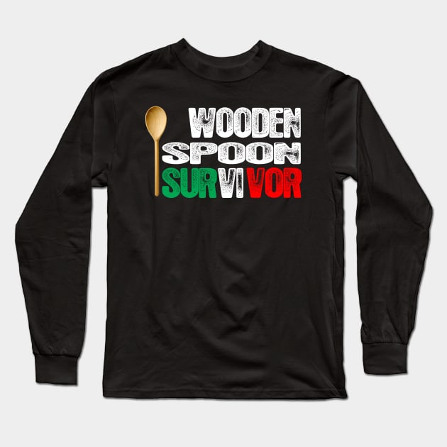 Wooden Spoon Survivor Long Sleeve T-Shirt by NiceTeeBroo